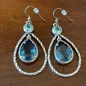 Brighton earrings, retired design, French twist wire